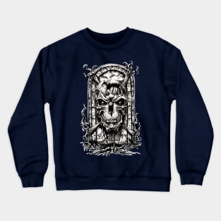 Dead Slab Skull Crewneck Sweatshirt